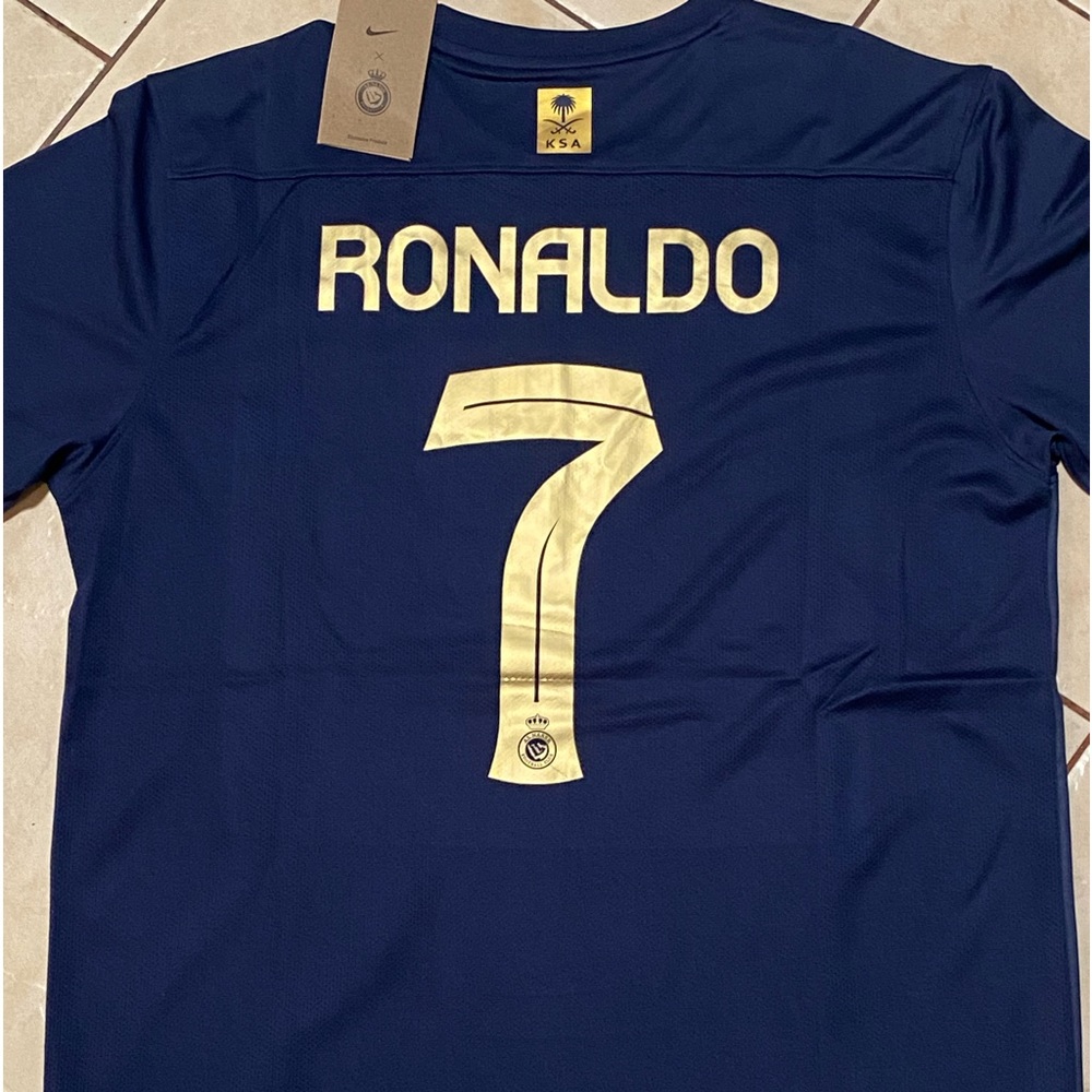 Nike Blue and Gold Men's Jersey